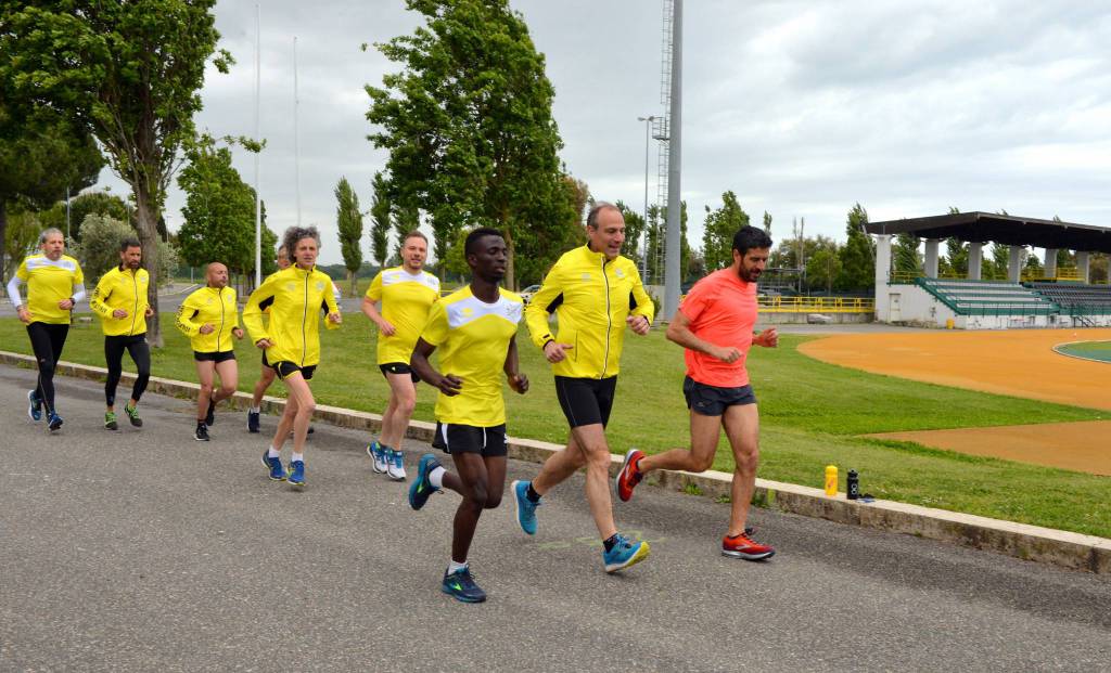 Fiamme Gialle, allenamento congiunto con Athletica Vaticana