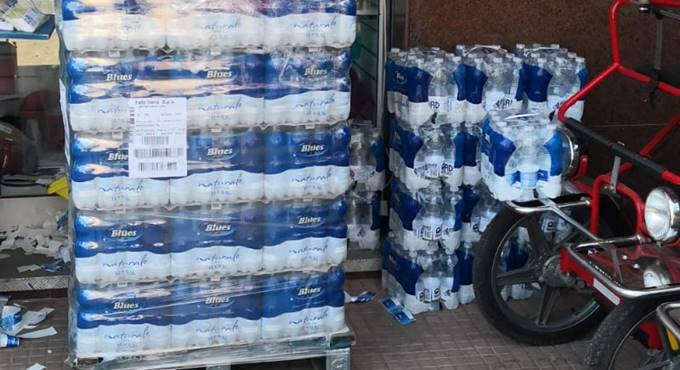 Cerveteri, donate 1000 bottigliette d’acqua alla Protezione Civile