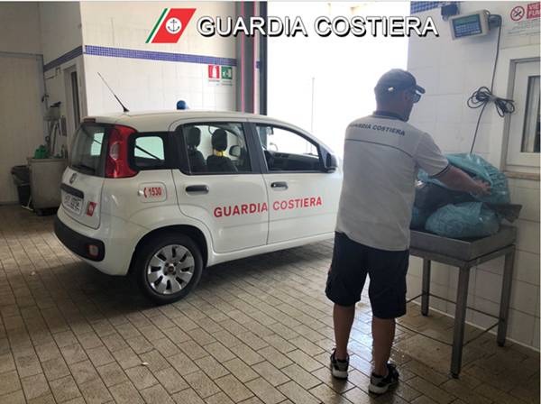 Blitz della Guardia costiera sul litorale di Formia: sequestrati 70 chili di cozze
