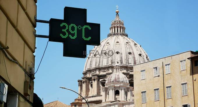 Ondata di calore: bollino arancione per tre città del Lazio