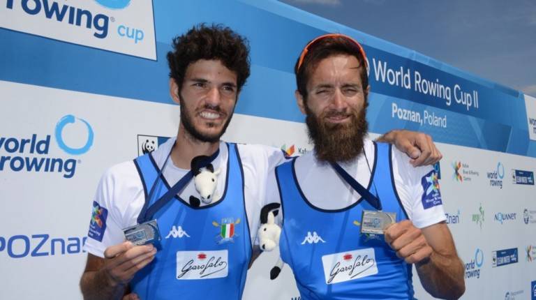 Canottaggio, cinquina in Coppa del Mondo per l’Italia