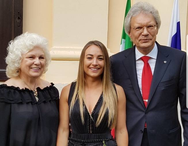 Dorothea Wierer ospite dell’Ambasciatore russo in Italia