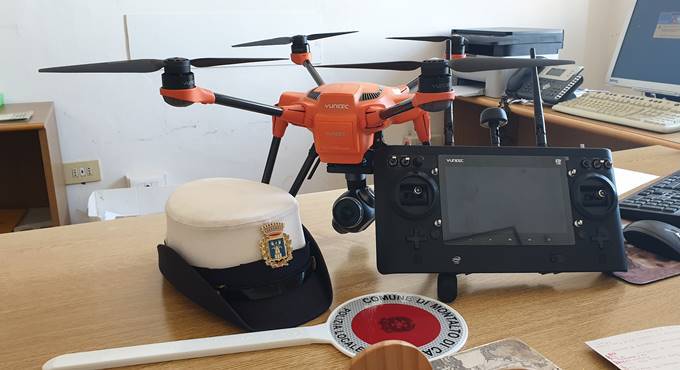 Montalto di Castro, un nuovo drone per la Polizia locale