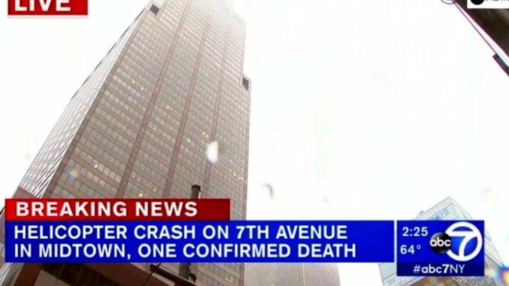 Incubo 11 settembre, elicottero si schianta su un grattacielo a New York