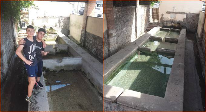 Ardea: giovani volontari ripuliscono il fontanile di Santa Marina