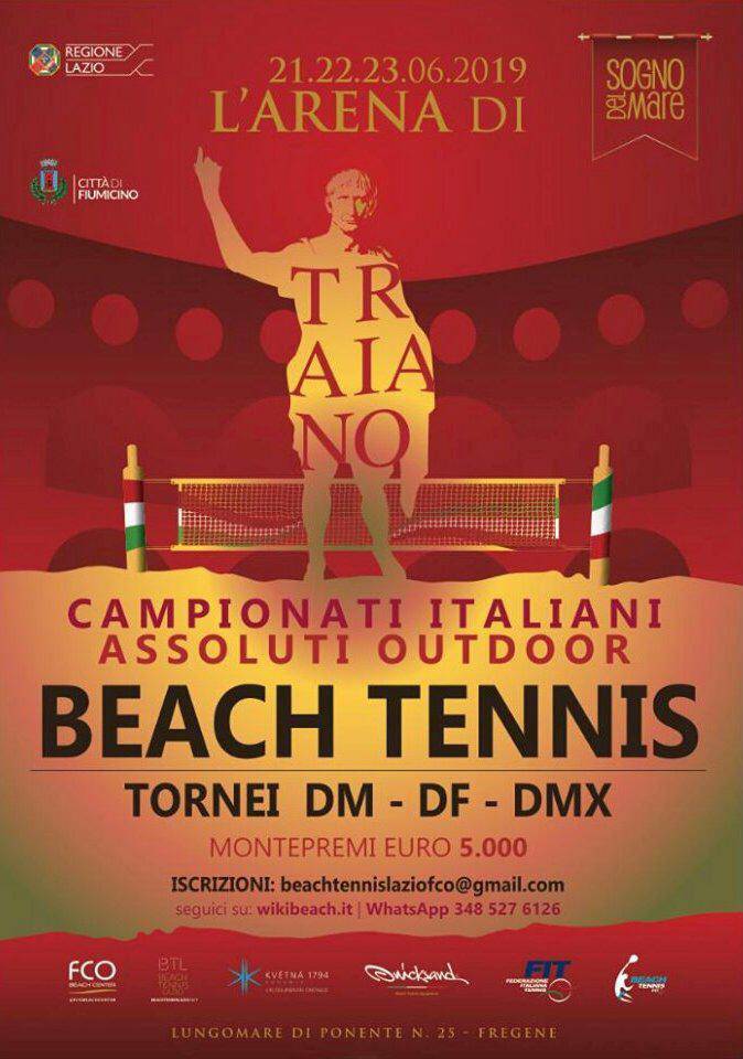 Beach Tennis, gli Assoluti Italiani a Fregene