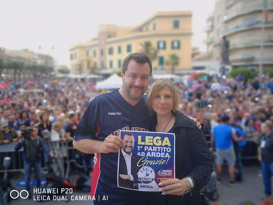 Ardea, L. Ludovici (Lega): “Piazza gremita a Nettuno per l’arrivo di Salvini”