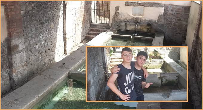 Ardea, quattro ragazzi si prendono cura dello storico Fontanile di Santa Marina del XVII Sec.