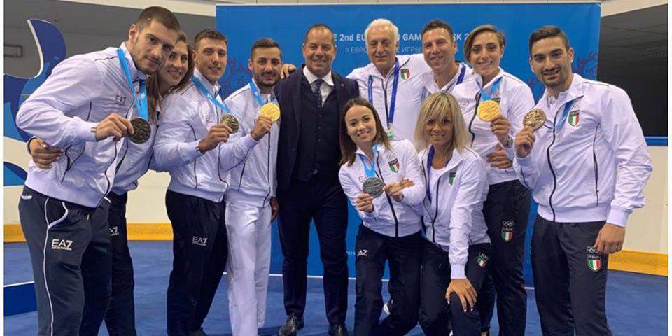 Giochi Europei, il karate italiano vince sei medaglie