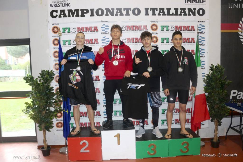 Italiani di Grappling, la Yoshokan si mette sei medaglie al collo