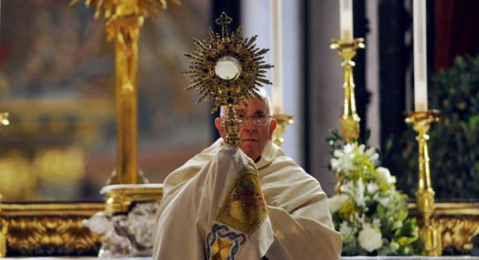 Papa Francesco a Casal Bertone il 23 giugno per la processione del Corpus Domini
