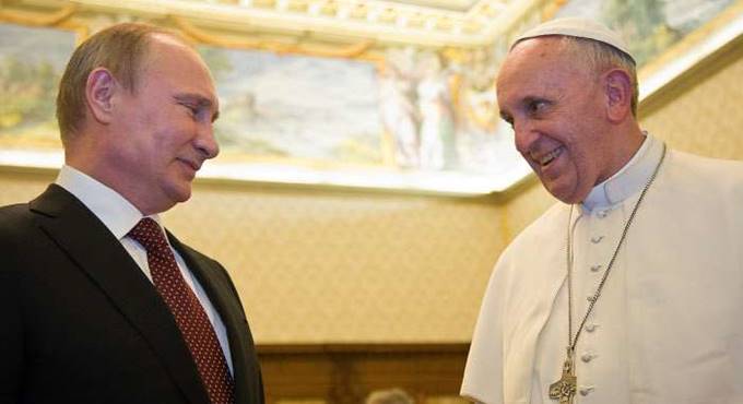 Vaticano, Papa Francesco riceverà il presidente Putin il 4 luglio