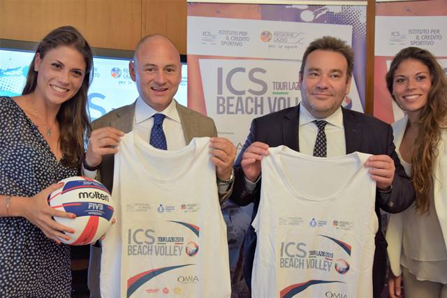 Presentato l'Ics Beach volley tour Lazio: "Lo spiaggione" di Formia scelto come campo gara