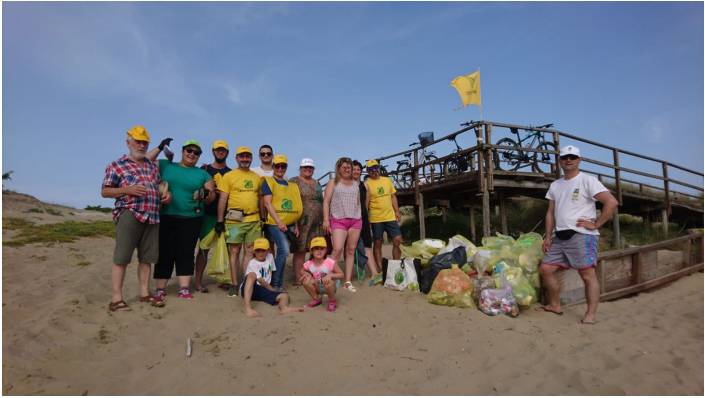 "Spiagge e fondali puliti" a Sabaudia, grande successo per l'iniziativa di Legambiente