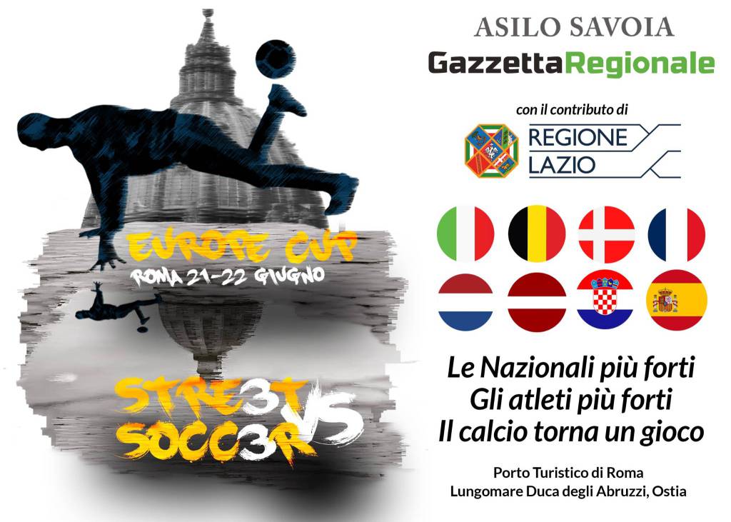 Europe Cup di Street Soccer: al Porto Turistico di Roma lo spettacolo del 3 vs 3