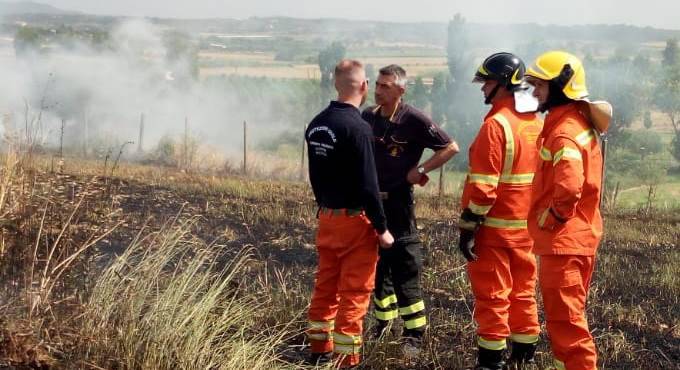 Incendio a Cerveteri, in fumo 5mila metri quadri di macchia mediterranea