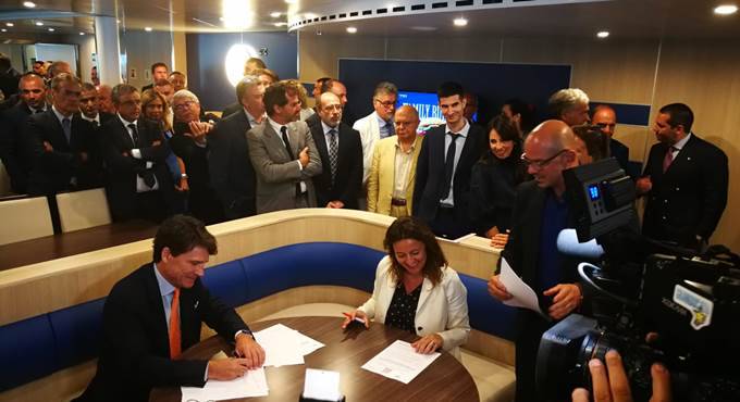 Firmato il protocollo d’Intesa tra il porto di Civitavecchia e il porto di Barcellona