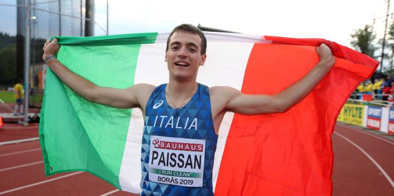 Europei Under 20, doppietta azzurra nei 100 metri, Fontana e Paissan oro