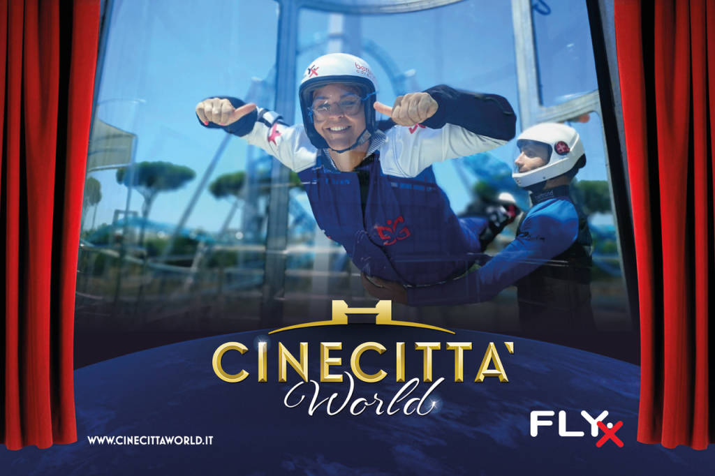 Chi non ha mai sognato di volare?  A Cinecittà World arriva FLY X: il paracadutismo indoor