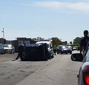 Ostia, carambola tra 4 auto in Via Tancredi Chiaraluce