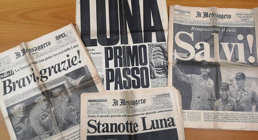 21 luglio 1969, l’uomo sulla Luna. Sfogliando i giornali dell’epoca