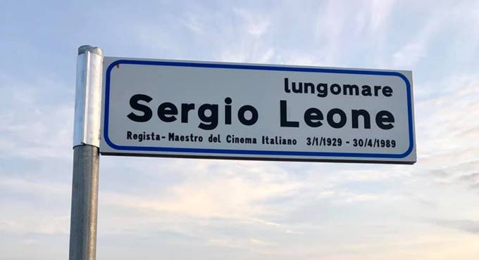 Ladispoli, il lungomare di Marina di S. Nicola dedicato a Sergio Leone