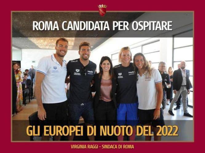 La conferma dal Campidoglio: “Roma candidata agli Europei di Nuoto”