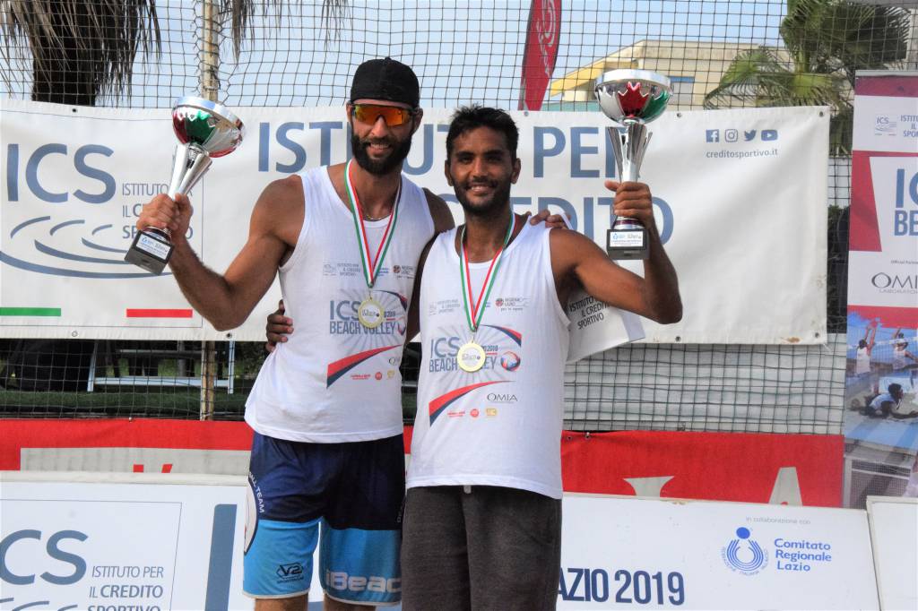 Ics Beach Volley Tour Lazio, a Ostia vittoria e titolo regionale per Lupo-Vanni e Stacchiotti-Langellotti