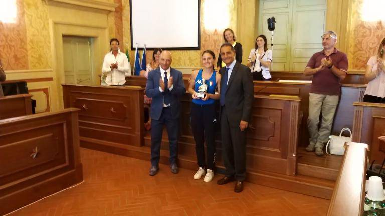 Sportivo dell’Anno, Camilla Mancini premiata ad Anzio: “Grazie di cuore”