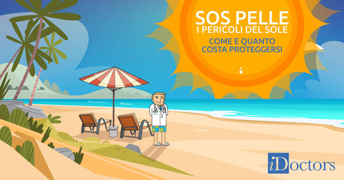 SOS Pelle, l’infografica per difendersi dai pericoli del sole