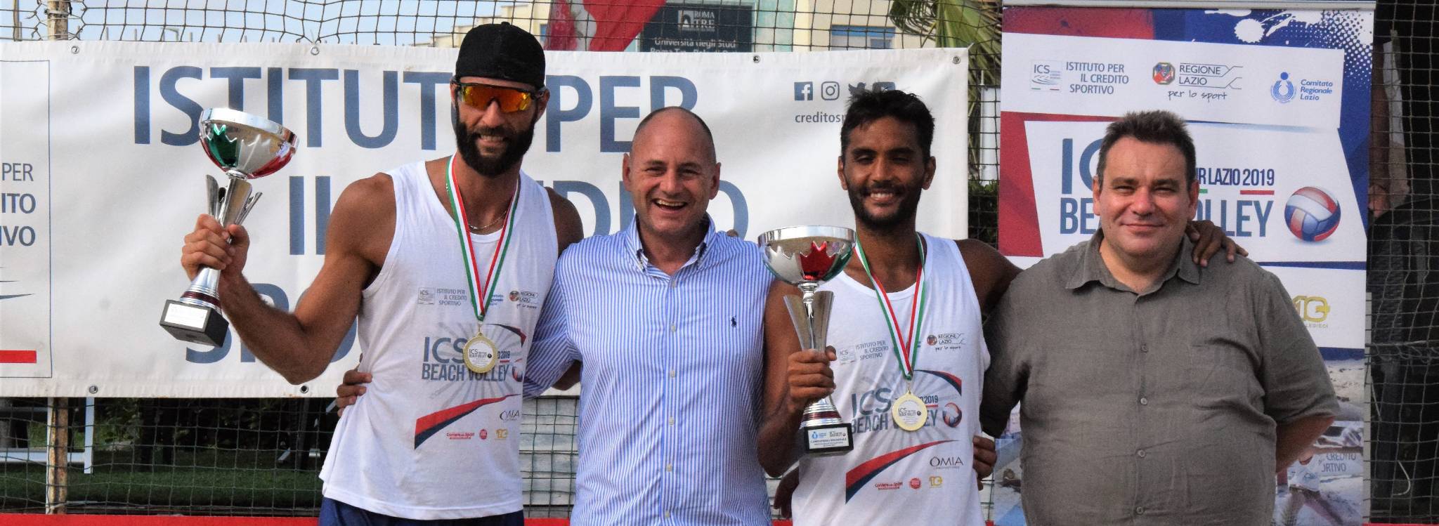 ICS Beach Volley Tour Lazio, le dichiarazioni dei campioni 2019 Lupo-Vanni e Stacchiotti-Langellotti