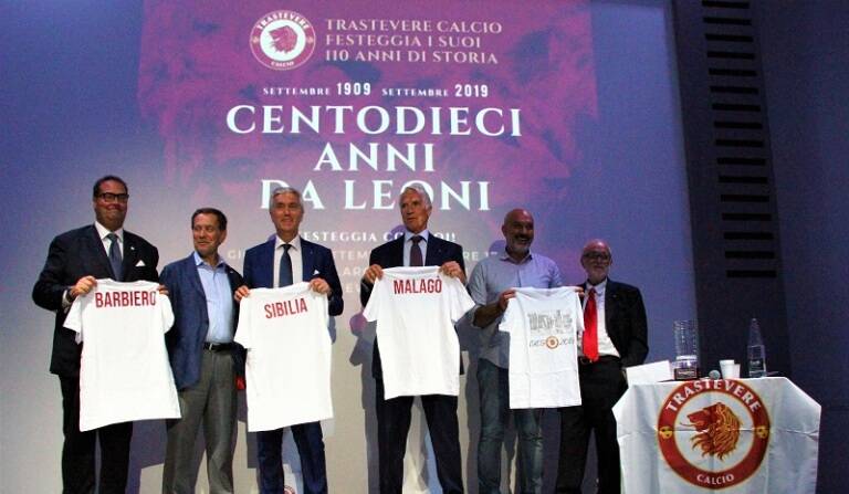 Trastevere Calcio, 110 anni in festa al We Gil di Roma