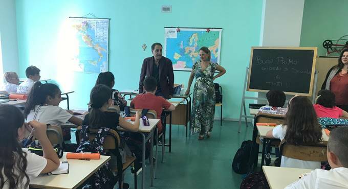 Anzio, il sindaco De Angelis e l’assessore Nolfi in visita nelle scuole