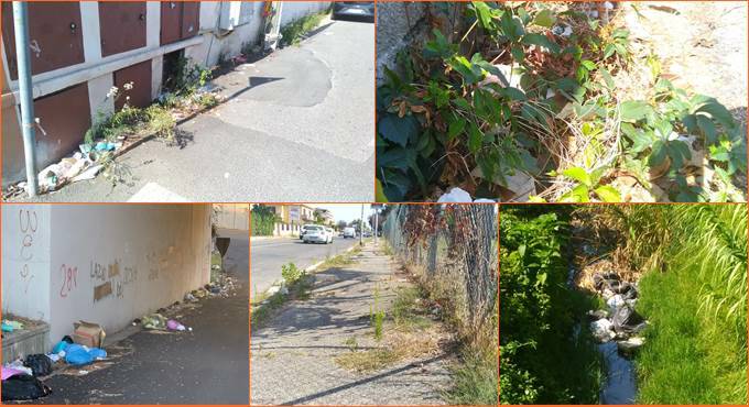 Fiumicino, scempio in via Trincea delle Frasche: degrado e rifiuti abbandonati in strada