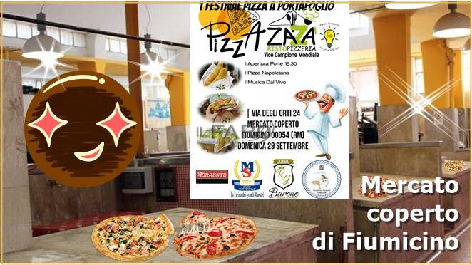 Fiumicino, grande festa al Mercato Coperto per il primo “Festival della Pizza a portafoglio”
