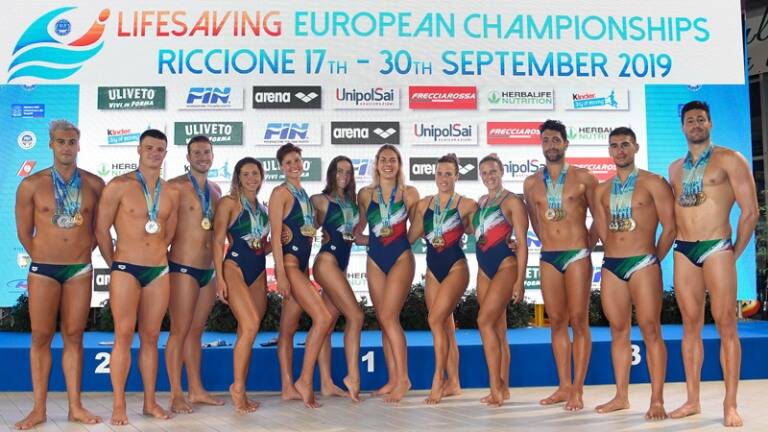 Europei Salvamento, in piscina l’Italia domina gli Open e gli Youth