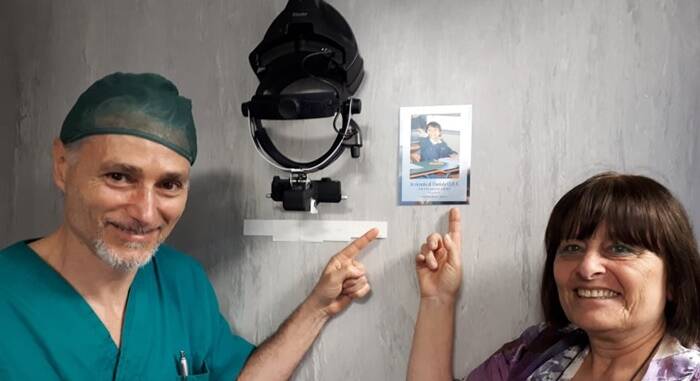Latina, donato all’Ospedale “Goretti” un oftalmoscopio indiretto