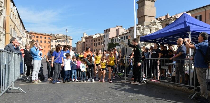 Atletica Insieme, grande partecipazione di pubblico all’evento delle Fiamme Gialle