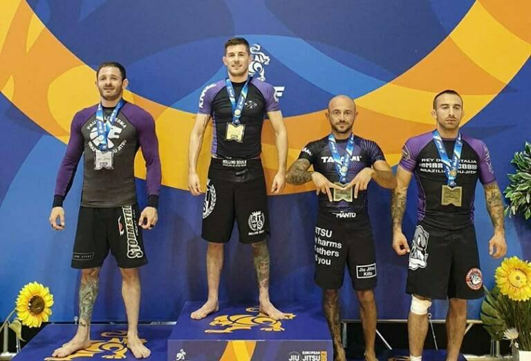 Europei di Brazilian Jiu Jitsu a Ostia, Marco Lustro bronzo nella Master 1