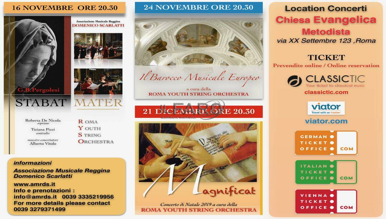 Nuova stagione di concerti dell’Associazione Musicale Reggina Domenico Scarlatti