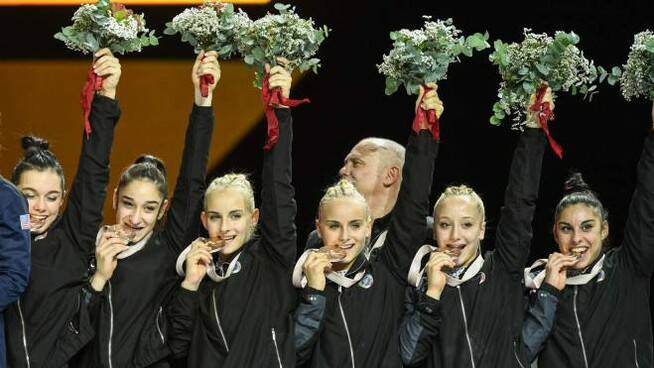 Magia Italia, ai Mondiali di ginnastica le Azzurre sono di bronzo