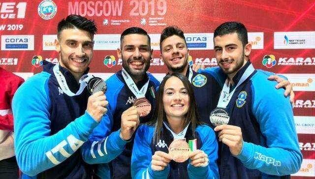 Premier League Karate, l’Italia si prende un argento e due bronzi a Mosca