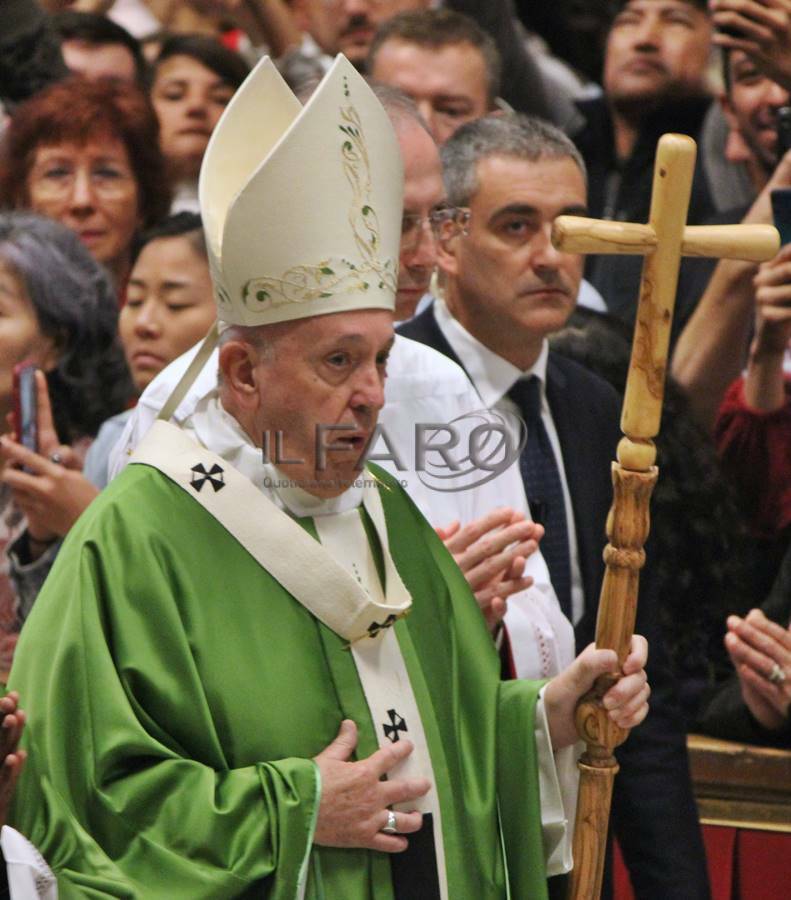 Vaticano, Messa per l'Evangelizzazione del Popoli