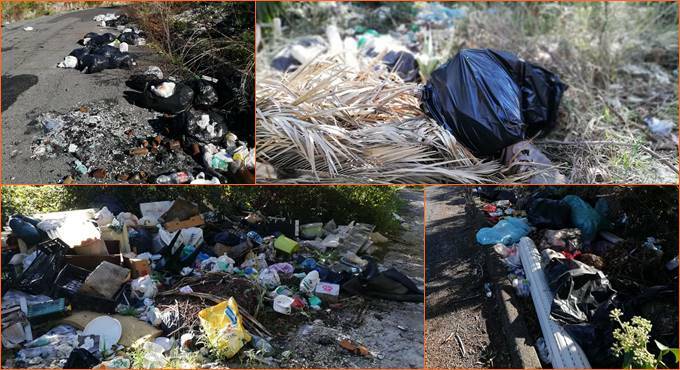 Fiumicino, identificati e multati 5 incivili che abbandonano i rifiuti in strada