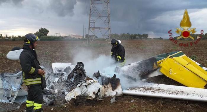 Santa Severa, precipita ultraleggero: un morto e un ferito