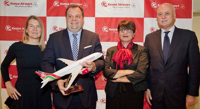 Kenya Airways cresce sulla rotta Roma – Nairobi
