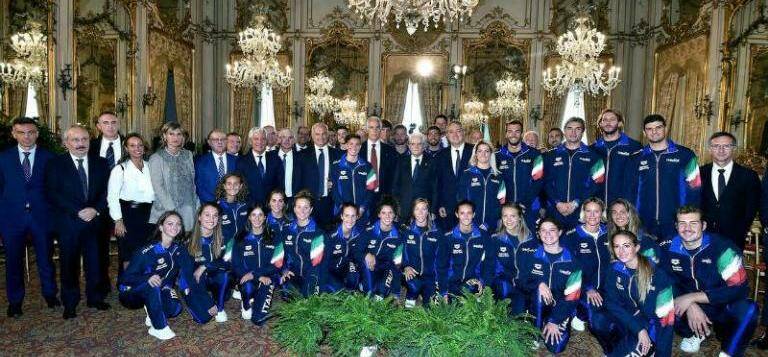 Nuoto, Sergio Mattarella riceve gli Azzurri paralimpici: “Magnifica rappresentazione dell’Italia”