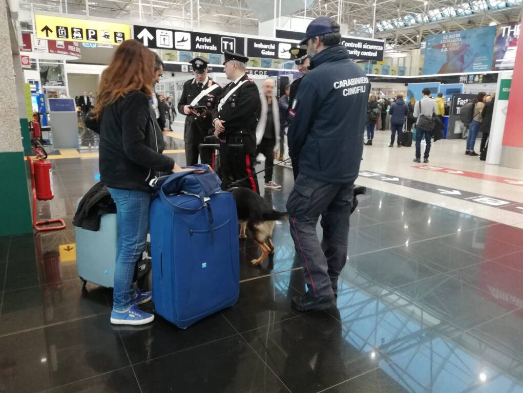 Furti ai duty-free: denunciati cinque passeggeri all’aeroporto di Fiumicino