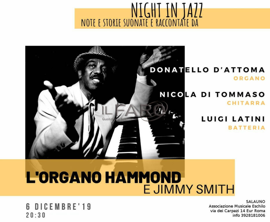 Jimmy Smith e l&#8217;organo nel jazz