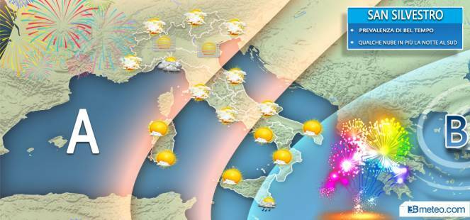 Capodanno 2020: inverno in ritirata, anticiclone in rinforzo e temperature in aumento